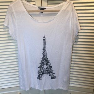 White Graphic Tee